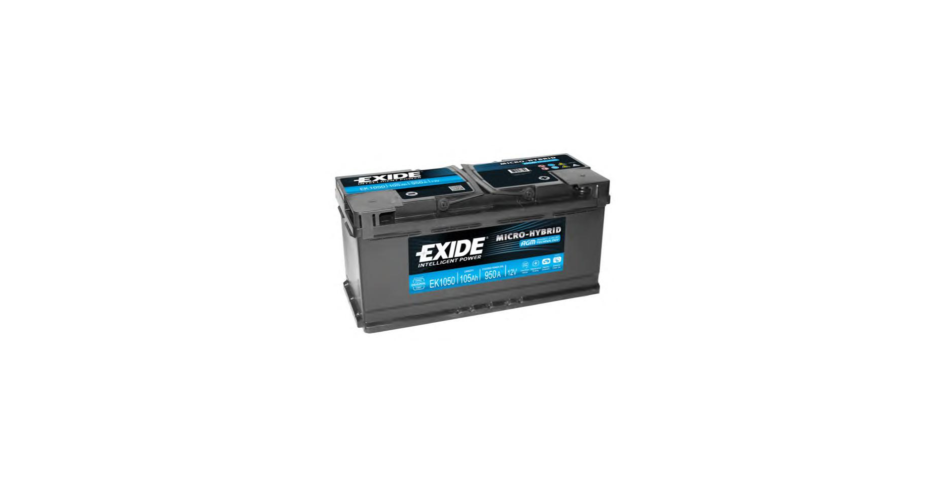 Аккумулятор EXIDE EK1050 105Ah 950A - фото